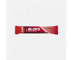 Clif Bar Blok Energy Chews Strawberry Flavored